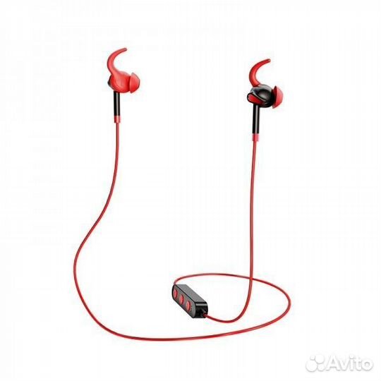 BT Гарнитура hoco ES30 (Black/Red)