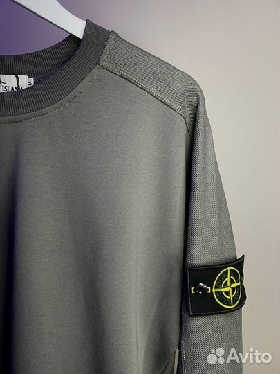 Свитшот Stone island серый