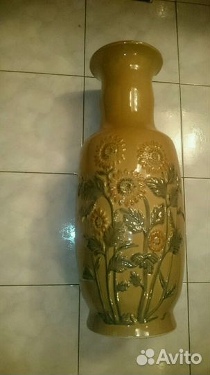 Ваза напольная, керамика