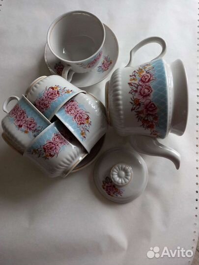 Чайный сервиз СССР, 11 предметов