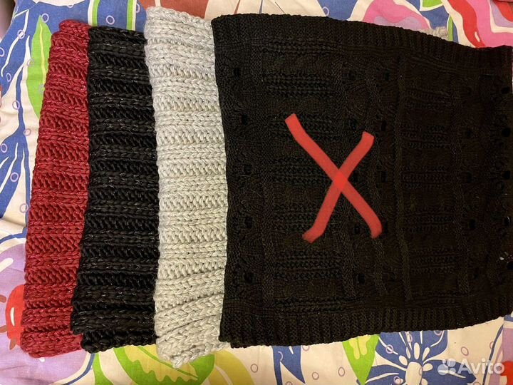 Шарфы снуд новые