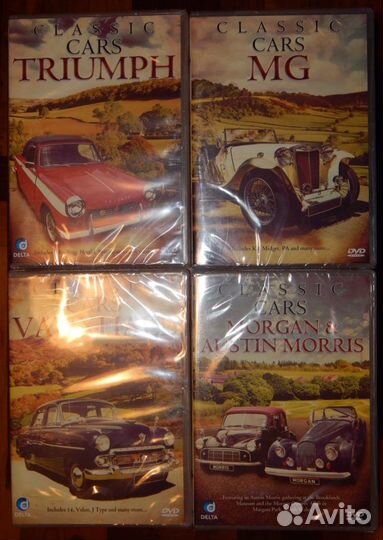 Коллекция DVD: Great British Classic Cars (+обмен)