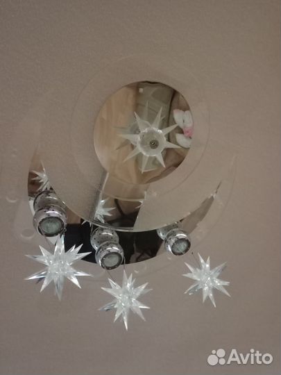 Люстра потолочная светодиодная с пультом