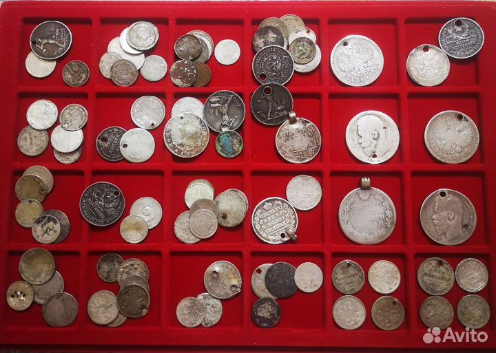 Серебряные монеты по весу