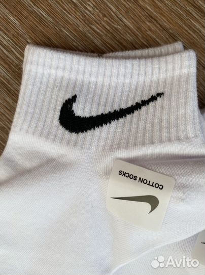 Носки nike женские 36-41 размер, белые
