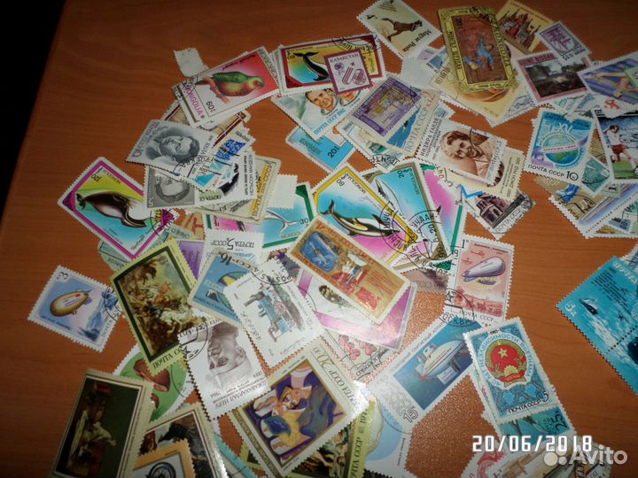 Марки разные 10 р шт