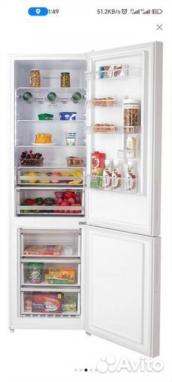 Холодильник hiberg RFC-400DX nfgw