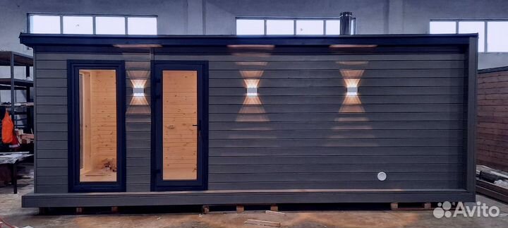 Модульная баня в наличии под ключ