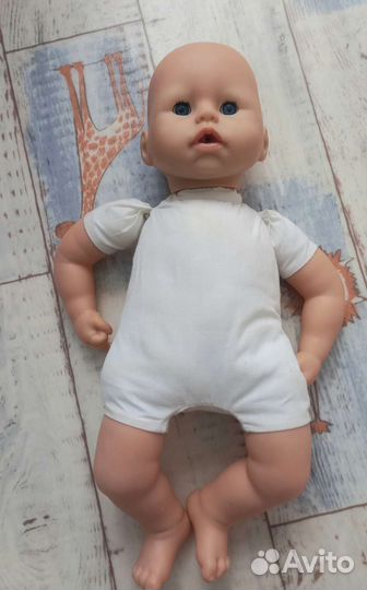 Baby annabell с ванночкой, автолюлькой и одеждой