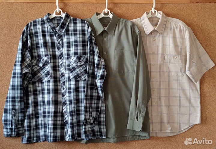 Пакетом Мужская рубашка, 50-52 размер