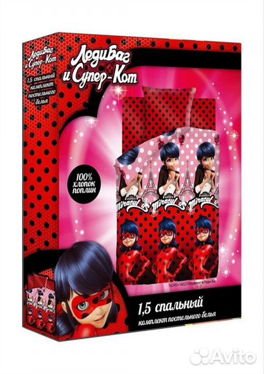Детское постельное белье Леди Баг (Непоседы)