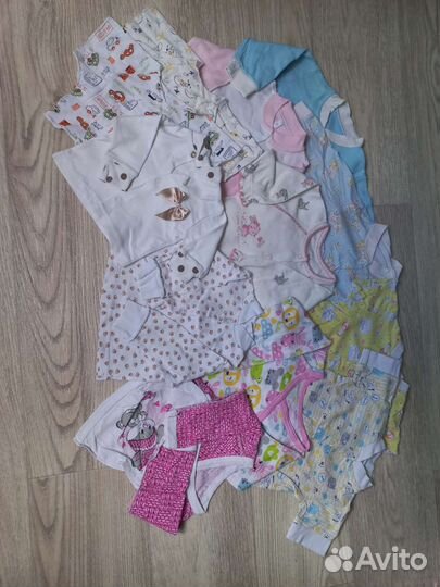 Одежда для девочки пакетом 0 -3
