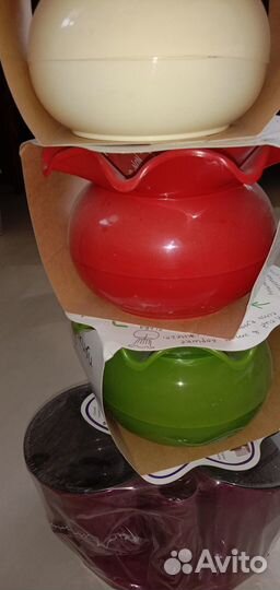 Горшки для цветов пластиковые