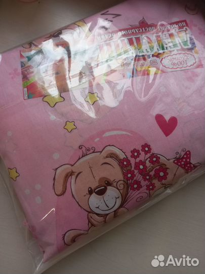 Постельное белье в детскую кроватку, на резинке