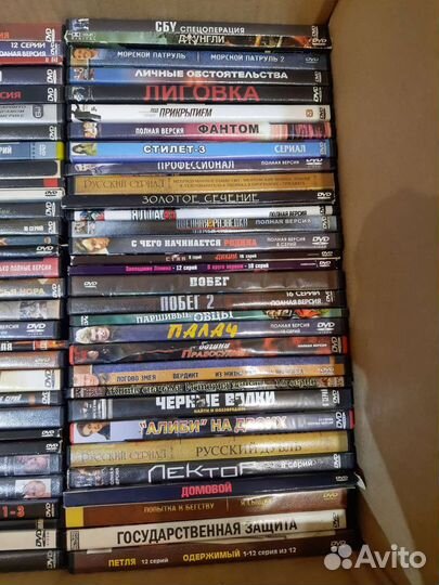 Фильмы,сериалы на dvd(20шт.)б.у