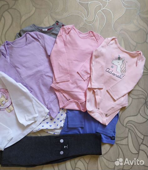 Вещи пакетом на девочку 86-92