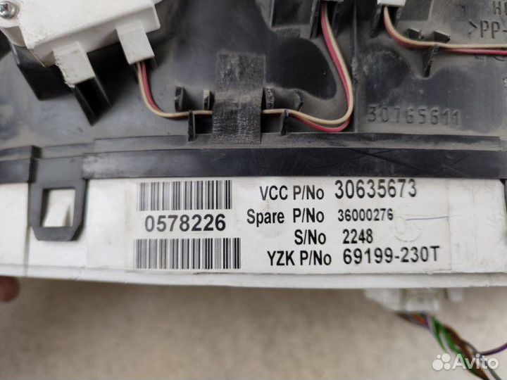 Панель приборов Volvo Xc90 C 71 2.4D D5244T18 2013