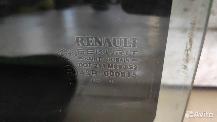 Стекло задней двери renault clio 2 symbol