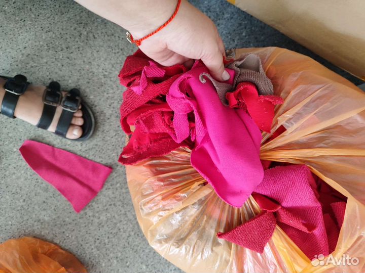 Обрезки флиса