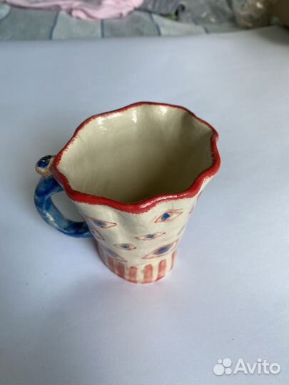 Чашка керамическая ручной работы