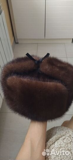 Норковая шапка мужская