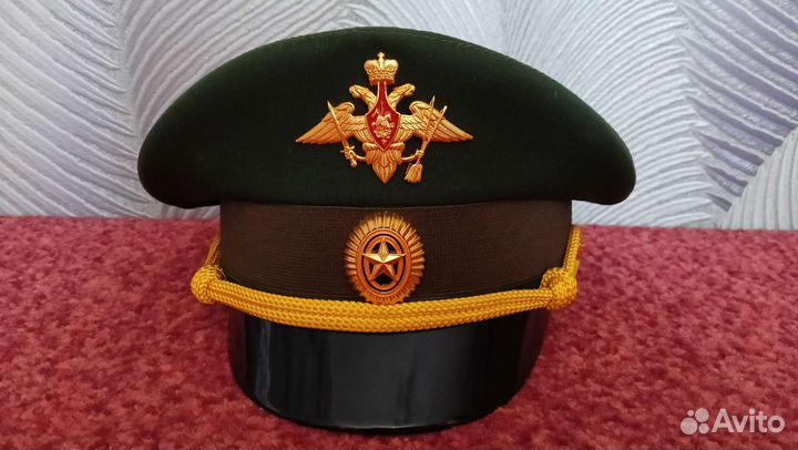 Фуражка офисная зеленая