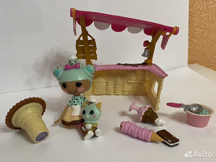 Кукла лалалупси lalaloopsy mini мороженщица набор