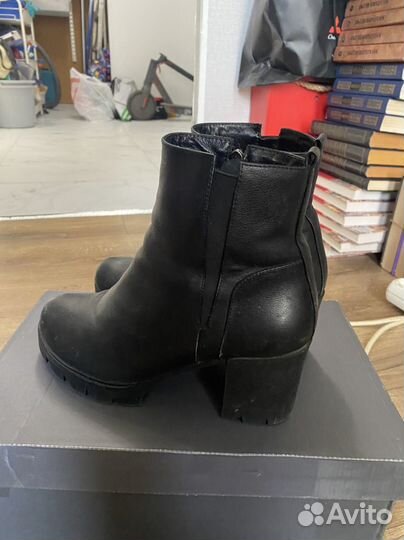 Ботильоны зимние натуральная кожа 39