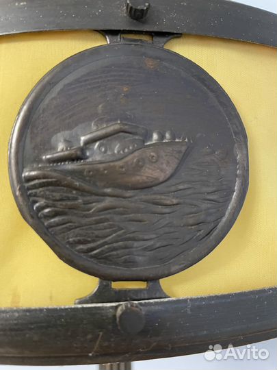 Старинная настольная лампа.Корабельная.1950е