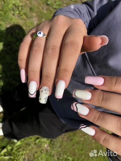 Маникюр гель лак