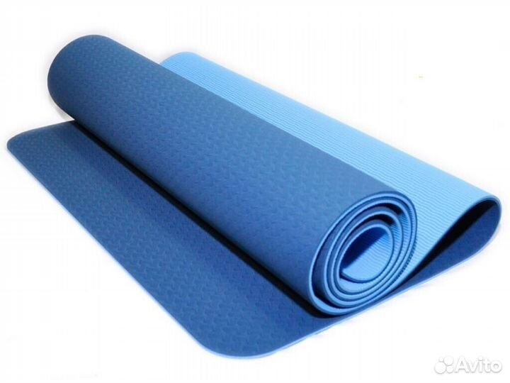Коврик для йоги 6мм двухслойный