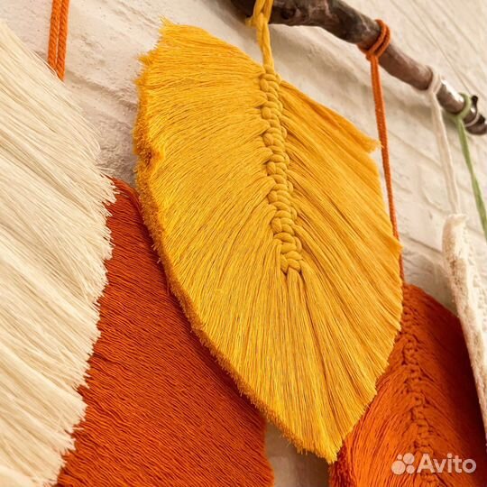 Настенное панно в технике макраме