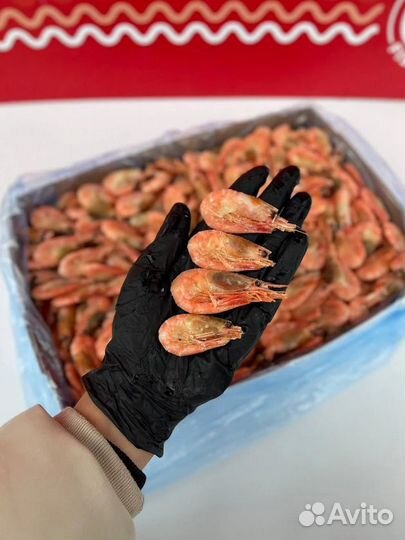 Креветка Северная варено мороженая