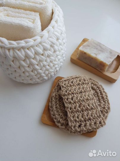 Мочалка ручной работы