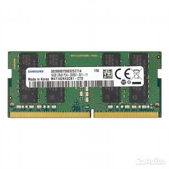 16Gb Samsung M471A2K43CB1-CTD DDR4 2666 SO-dimm