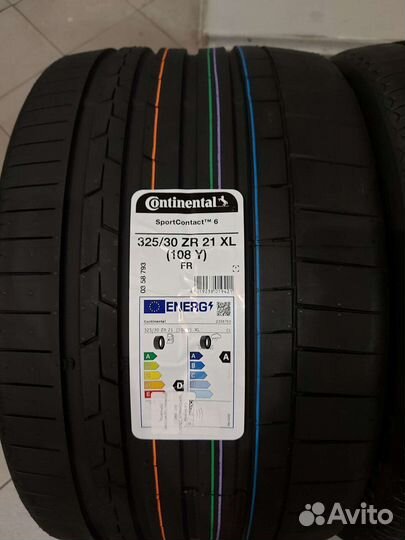 Continental SportContact 6 285/35 R21 и 325/30 R21