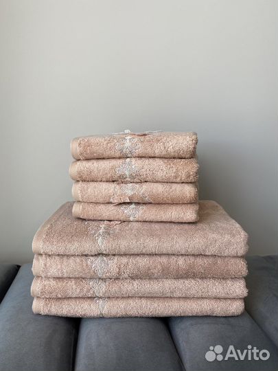 Полотенца турция бамбуковые банные Pupilla хлопок