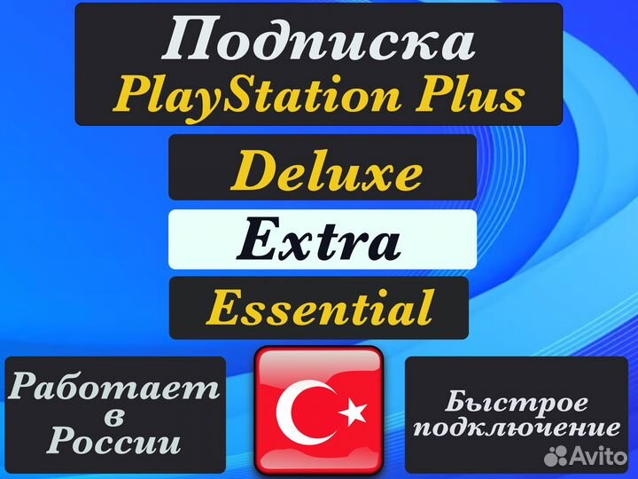 Подписка Ps Plus для Ps4 & Ps5 / Ea Play