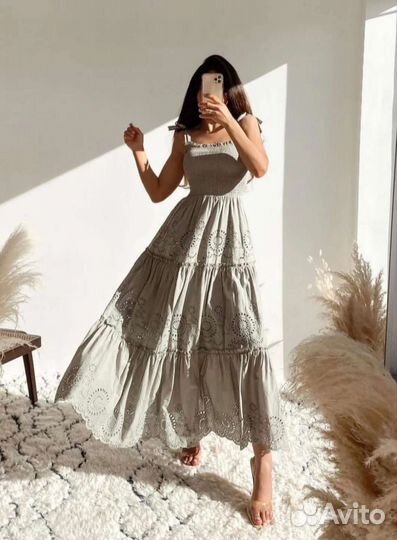 Платье zara шитье