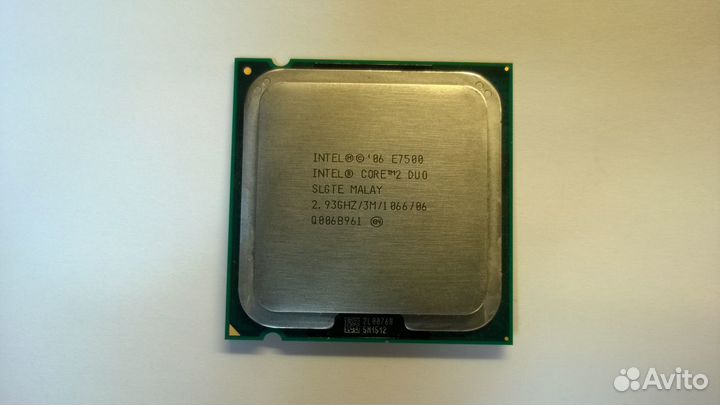 Процессоры Intel Core 2 Duo (Socket LGA775)