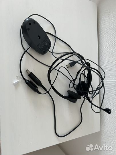 Logitech m90 + logitech гарнитура