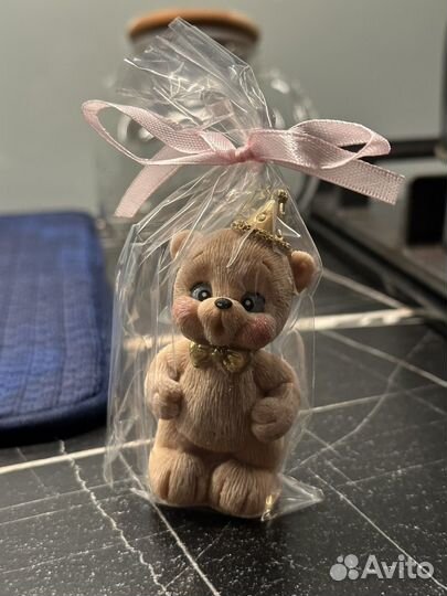 Сьедобное украшение для торта Мишка