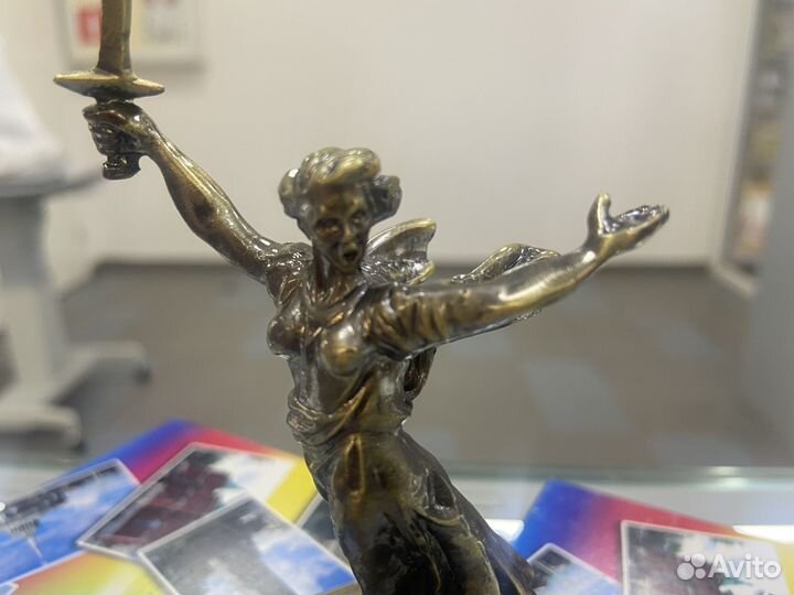 Статуэтка металлическая Родина мать