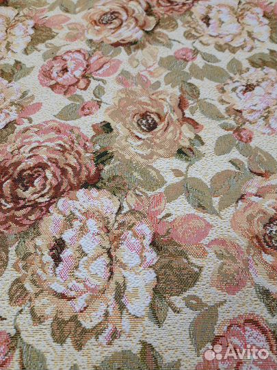 Ткань гобелен Голландские Цветы с хлопком (вид1)