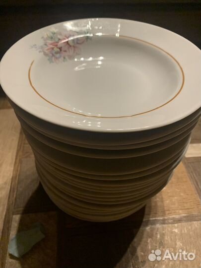 Тарелка СССР стакан