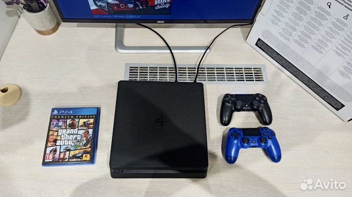 Sony playstation 4 slim 1 tb +700игр