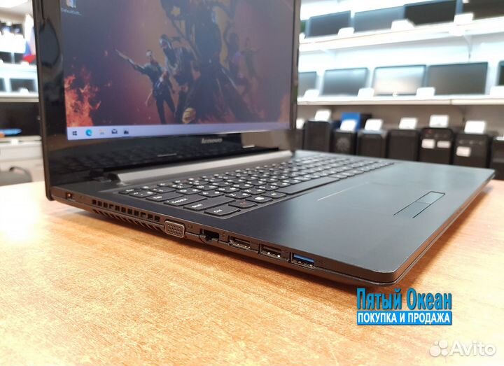 Ноутбук Lenovo 15, Celeron N2830, RAM 4Gb, SSD