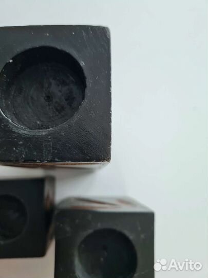 Ваза и подсвечники из тика