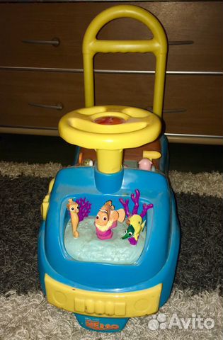 Машина-Каталка с ручкой Disney