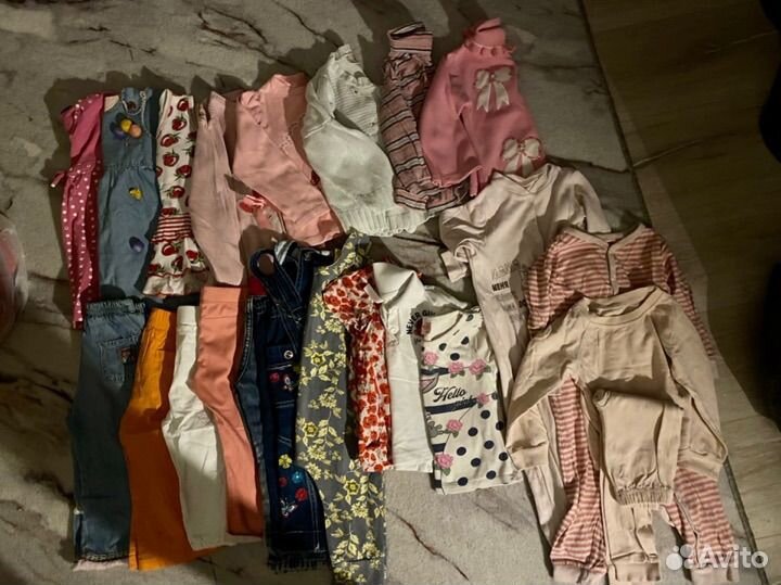 Вещи пакетом на девочку 86-92